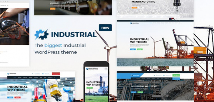 Item cover for download Industrial - Factory Business WordPress Theme
