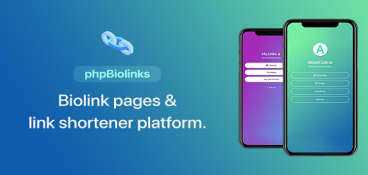 Item cover for download BioLinks - Instagram & TikTok Bio Links & URL Shortener (SAAS Ready)