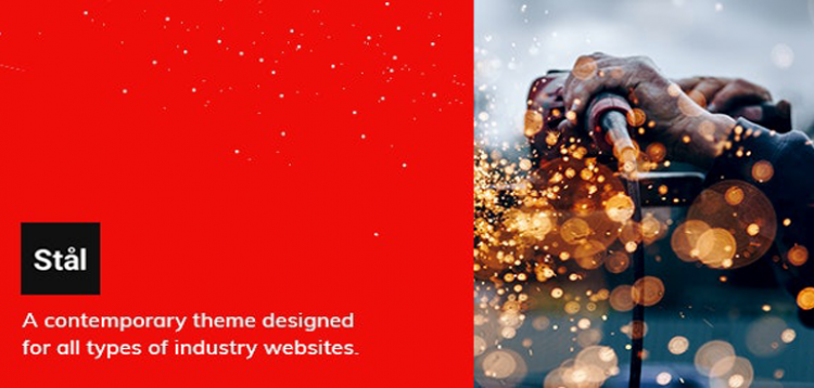 Item cover for download Stål - Industry WordPress Theme