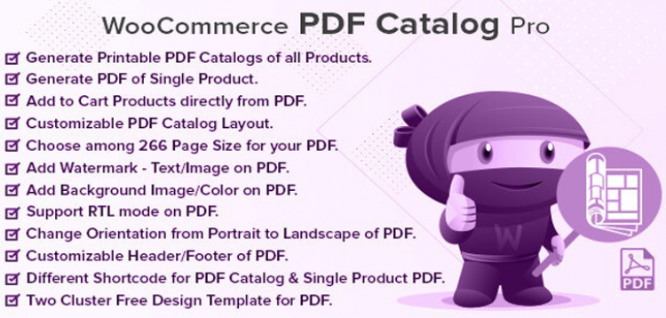 Item cover for download WooCommerce PDF Catalog Pro