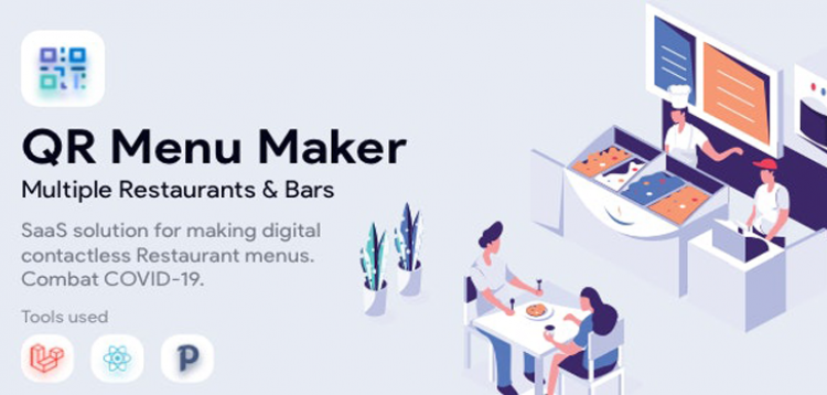 Item cover for download QR Menu Maker - SaaS - Contactless restaurant menus