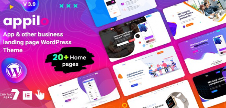 Item cover for download Appilo - App Landing Page WordPress Theme