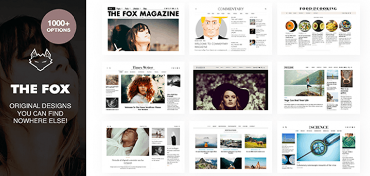 Item cover for download The Fox - Modern Blog Magazine Theme