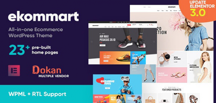 Item cover for download ekommart - All-in-one eCommerce WordPress Theme
