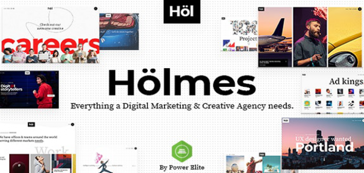 Item cover for download Holmes - Digital Agency Theme
