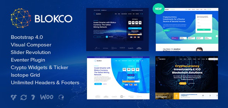 Item cover for download Blokco - Cryptocurrency WordPress Theme
