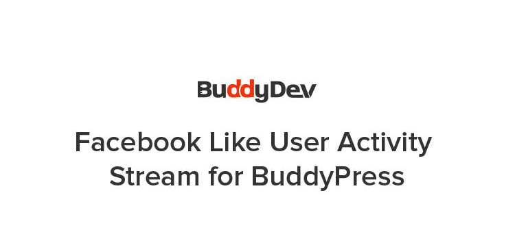 Item cover for download BuddyPress Facebook Like User Activity Stream