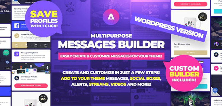 Item cover for download Asgard - Multipurpose Messages and Social Builder Plugin