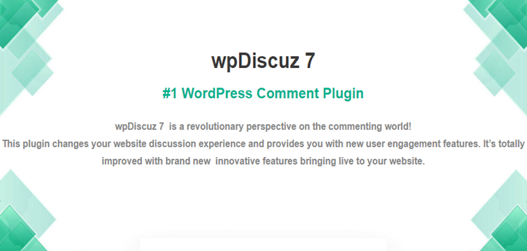 Item cover for download wpDiscuz - #1 WordPress Comment Plugin