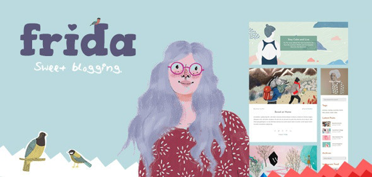 Item cover for download Frida - A Sweet & Classic Blog Theme