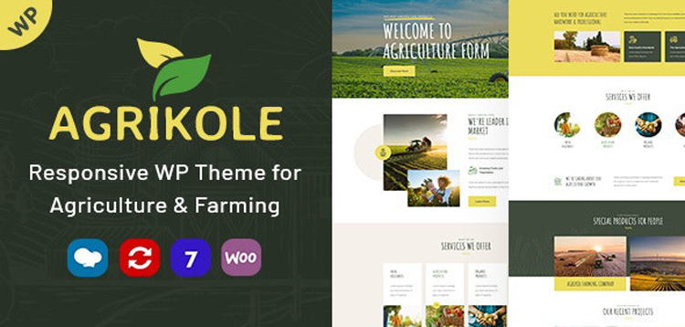 Item cover for download Agrikole | Responsive WordPress Theme for Agriculture & Farming
