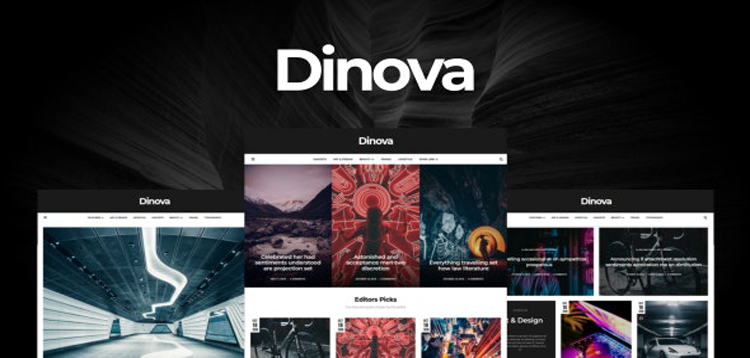 Item cover for download Dinova - Alternative Magazine Gutenberg Theme