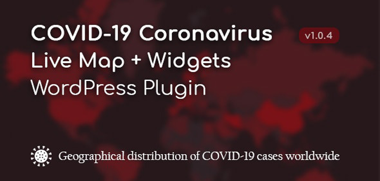 Item cover for download COVID-19 Coronavirus — Live Map & Widgets for WordPress