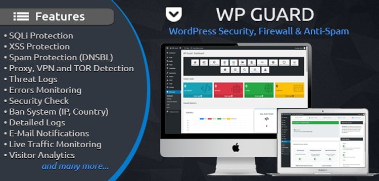 Item cover for download WP Guard - Security, Firewall & Anti-Spam plugin for WordPress