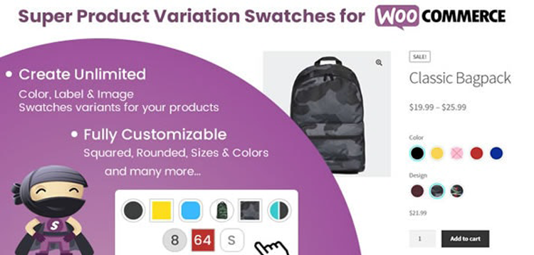 Item cover for download Super Product Variation Swatches for WooCommerce