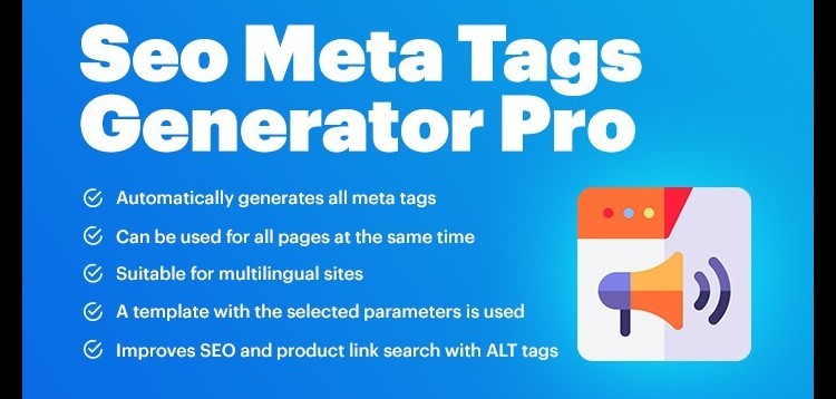 Item cover for download SEO Meta Tags Generator Pro for OpenCart