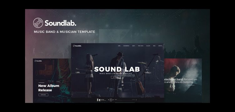 Item cover for download SoundLab - Music Band & Musician Template