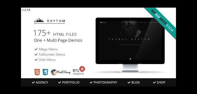 Item cover for download Rythm Multi Purpose HTML 5 Template Full