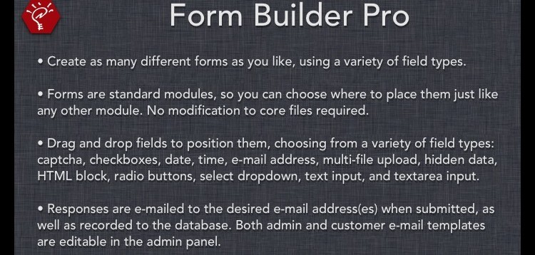 Item cover for download [OLD] Form Builder Pro