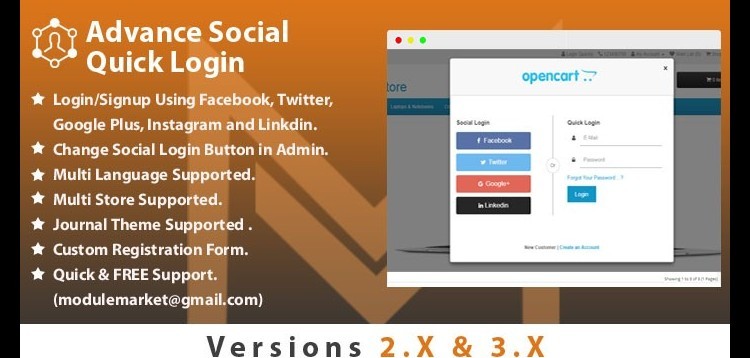Item cover for download Advance Social Quick Login/ Signup