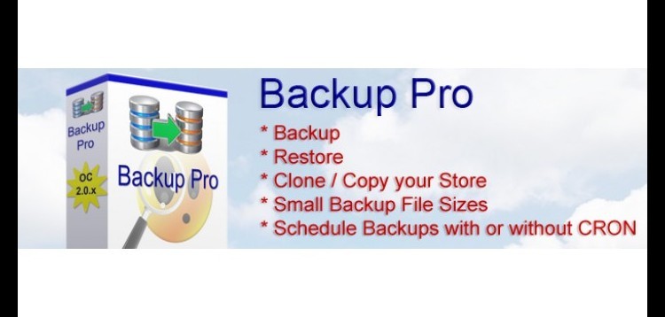 Item cover for download Backup Pro for Opencart