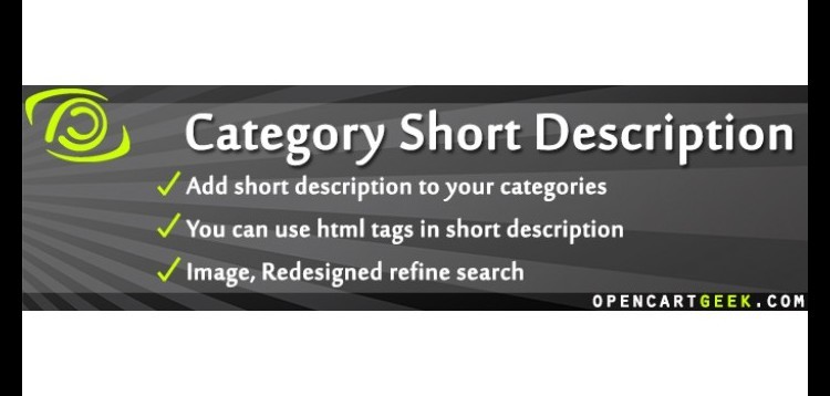 Item cover for download Category Short Description + Image, Redesigned refine search