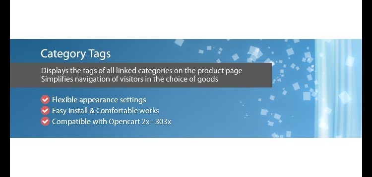 Item cover for download Category Tags - all linked categories on the product page