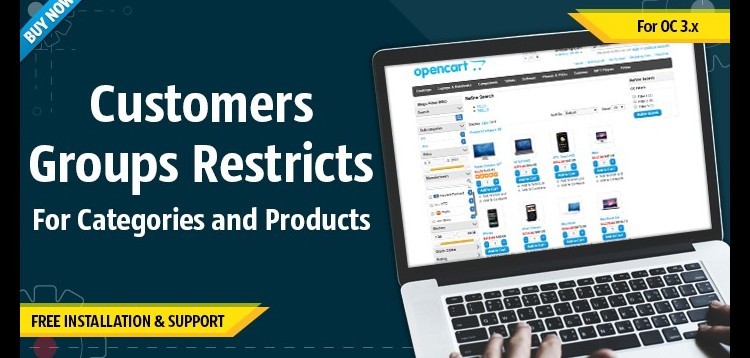 Item cover for download Customers Groups Restricts (Categories & Products)