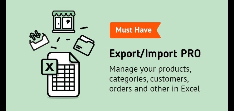 Item cover for download Export-Import to Excel PRO: products, categories, attributes ...