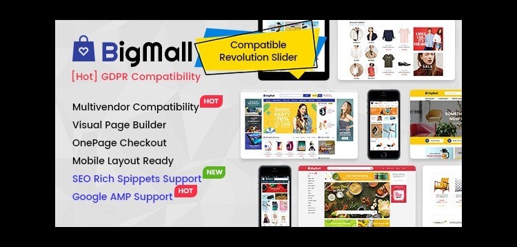 Item cover for download BigMall - Multipurpose OpenCart 3 Theme with Mobile-Specific Layouts