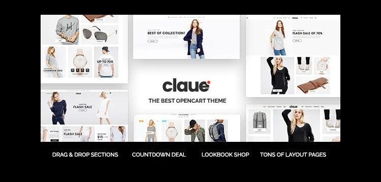 Item cover for download Claue - The Clean & Minimalist OpenCart Theme