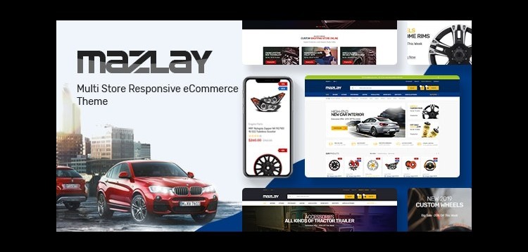 Item cover for download Mazlay - Car Accessories OpenCart Theme (Included Color Swatches)