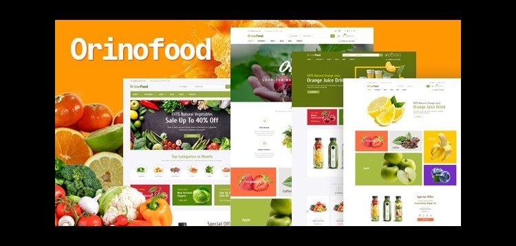 Item cover for download Orinofood - Organic Opencart Theme (Included Color Swatches)