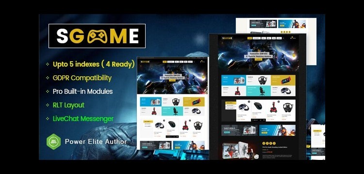 Item cover for download SGame - Responsive Accessories Store OpenCart Theme