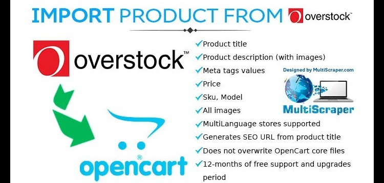 Item cover for download Import product from Overstock.com