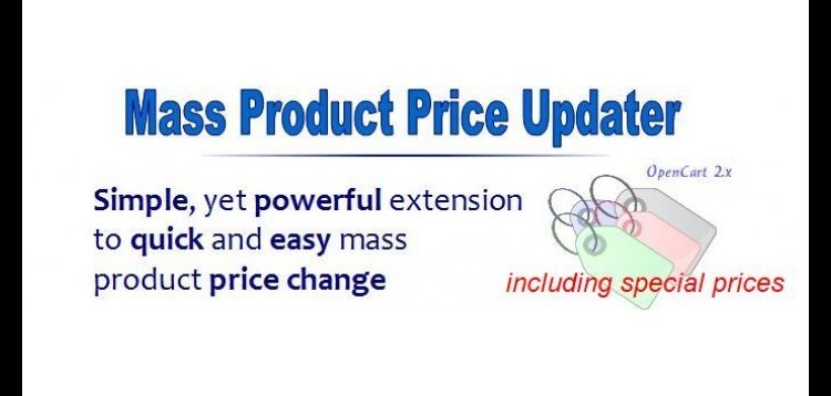 Item cover for download Mass Product Price Change for Opencart