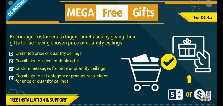 Item cover for download Mega Free Gifts for Opencart