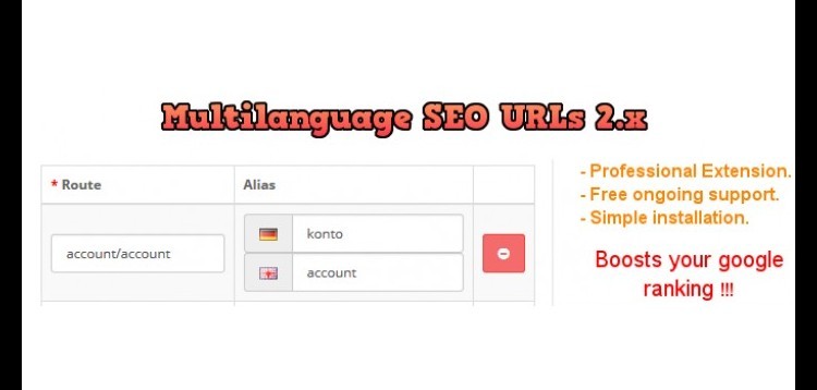 Item cover for download Multi-language SEO URLs for Opencart