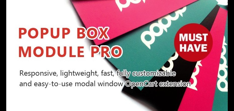 Item cover for download Popup Box Module Pro - Perfect tool for professional popups for Opencart