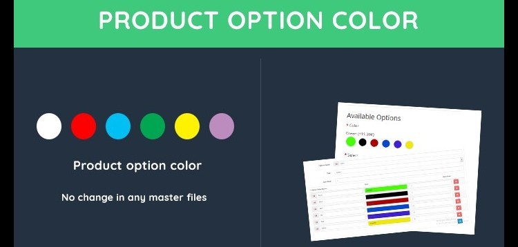 Item cover for download Product Option Color for Opencart
