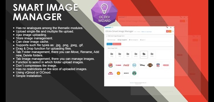 Item cover for download Smart Image Manager for Opencart