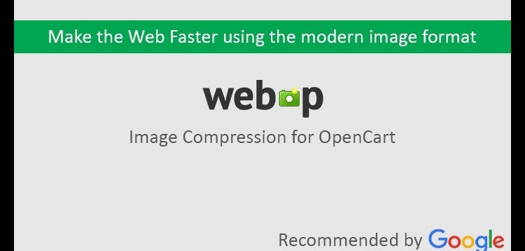 Item cover for download WebP Compression for OpenCart