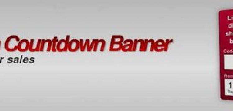 Item cover for download Coupon Countdown Banner