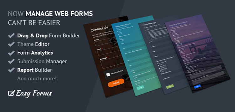 Item cover for download Easy Forms: Advanced Form Builder and Manager