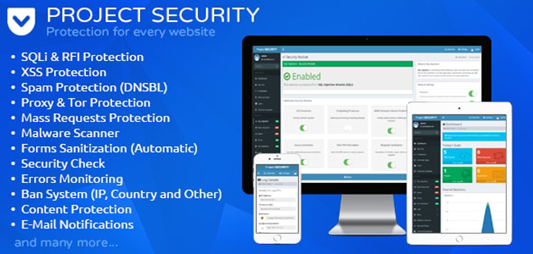 Item cover for download Project SECURITY – Website Security, Antivirus & Firewal