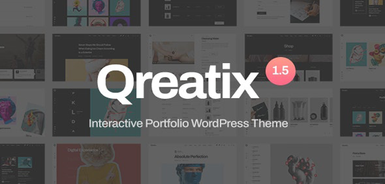 Item cover for download Qreatix – Interactive Portfolio WordPress Theme