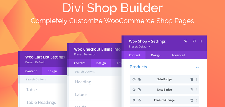 Item cover for download Divi Shop Builder For WooCommerce