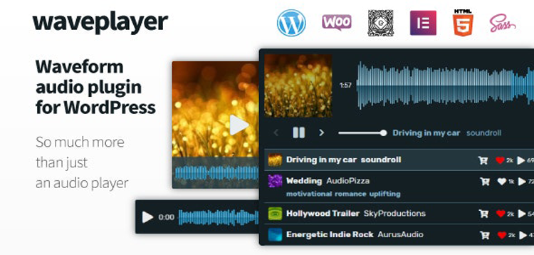 Item cover for download WavePlayer - Waveform Audio Player for WordPress and WooCommerce