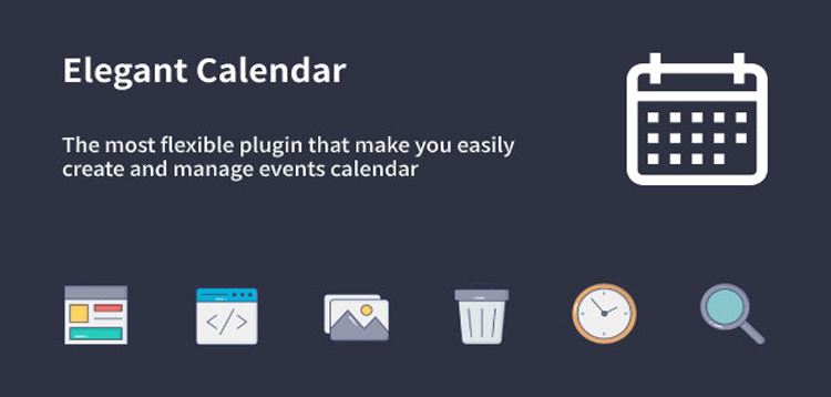 Item cover for download Elegant Calendar - WordPress Events Calendar Plugin