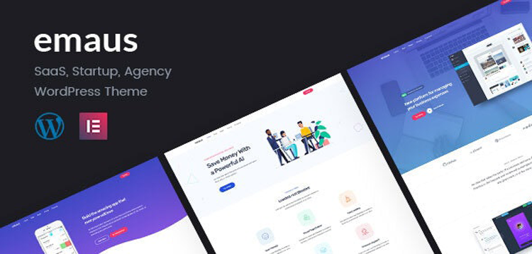 Item cover for download Emaus | SaaS App and Startup Elementor WordPress Theme